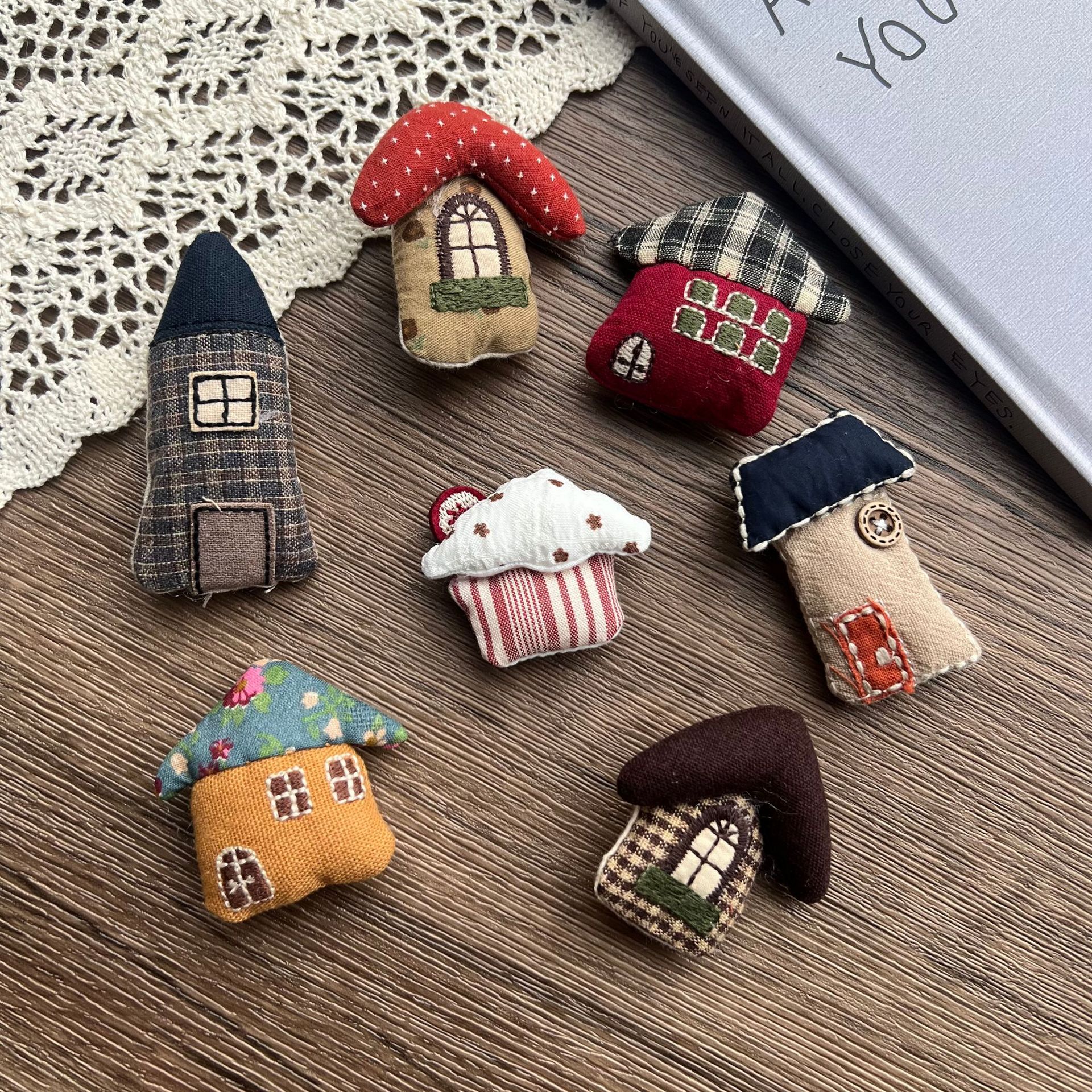 Embellish Craft - Stuffed Fabric Mushroom House DIY Craft