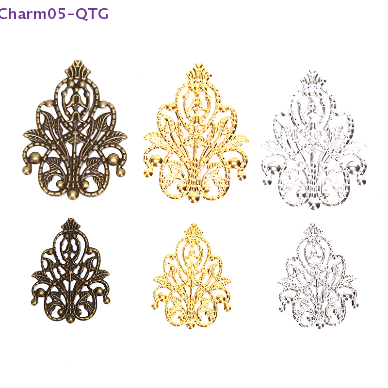Craft Embellishments - Hot！20Pcs Mix Filigree Crafts Hollow DIY
