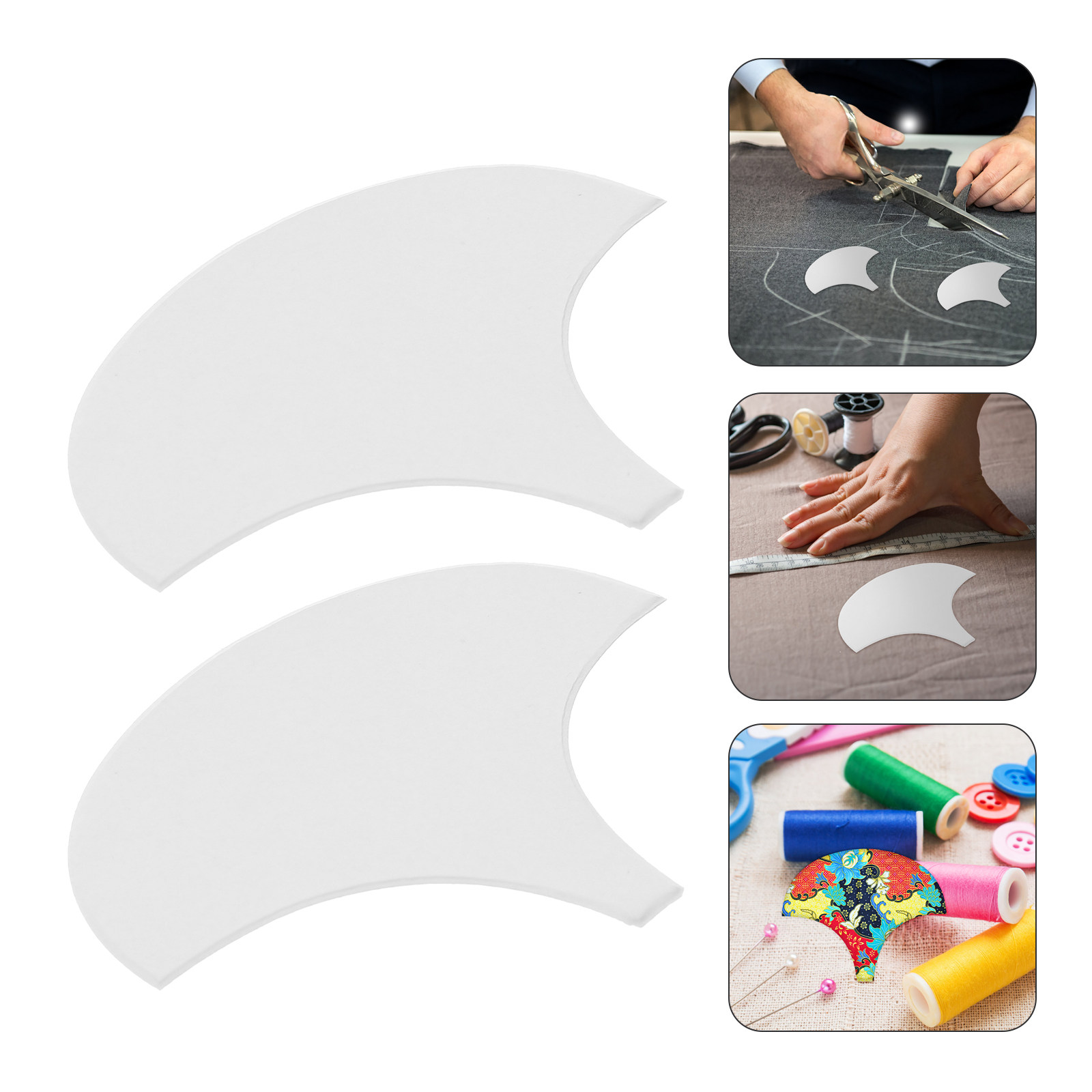 Embroidery Craft - Shell Shaped Paper Quilting Template Reusable