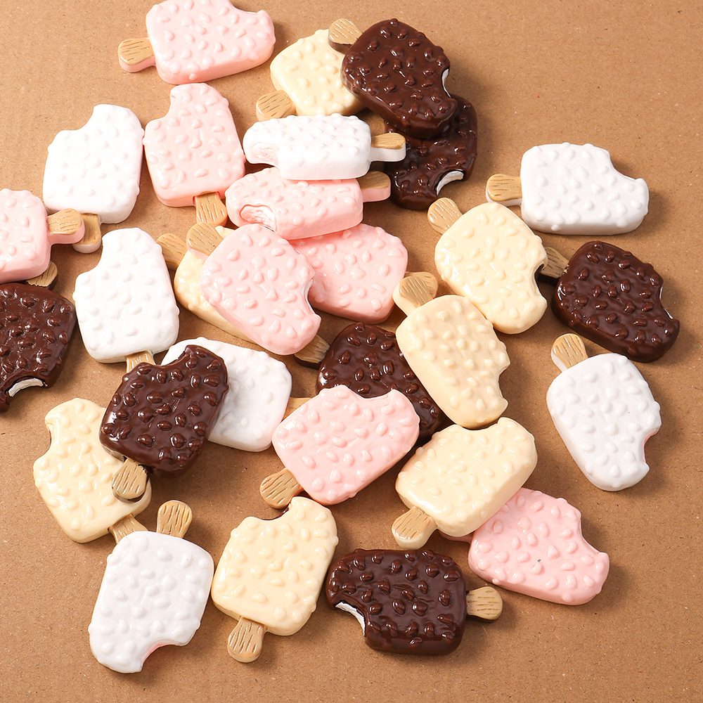 4pcs Simulation Food Ice Cream - Embellishments For Scrapbooking review and price