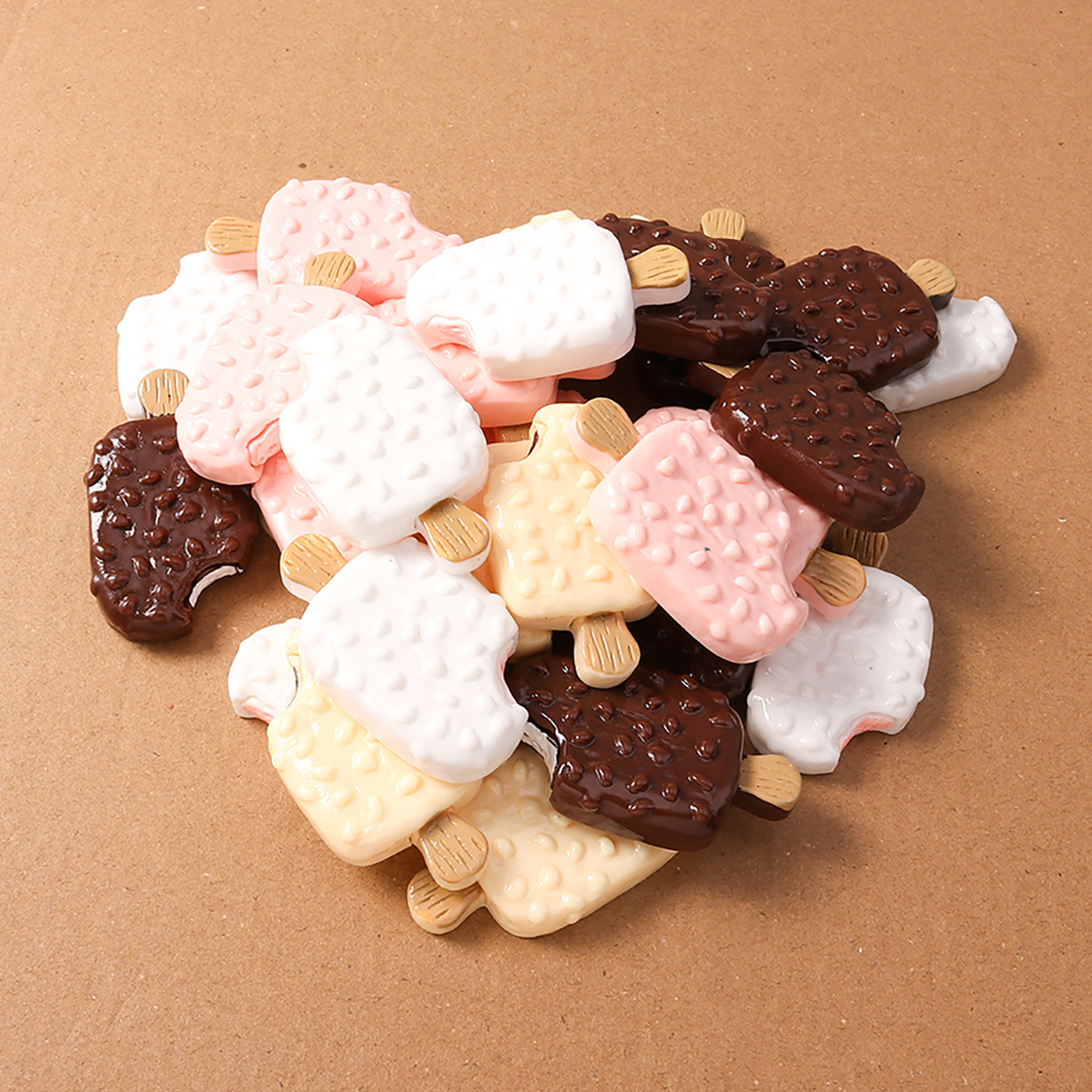 4pcs Simulation Food Ice Cream - Embellishments For Scrapbooking review and price