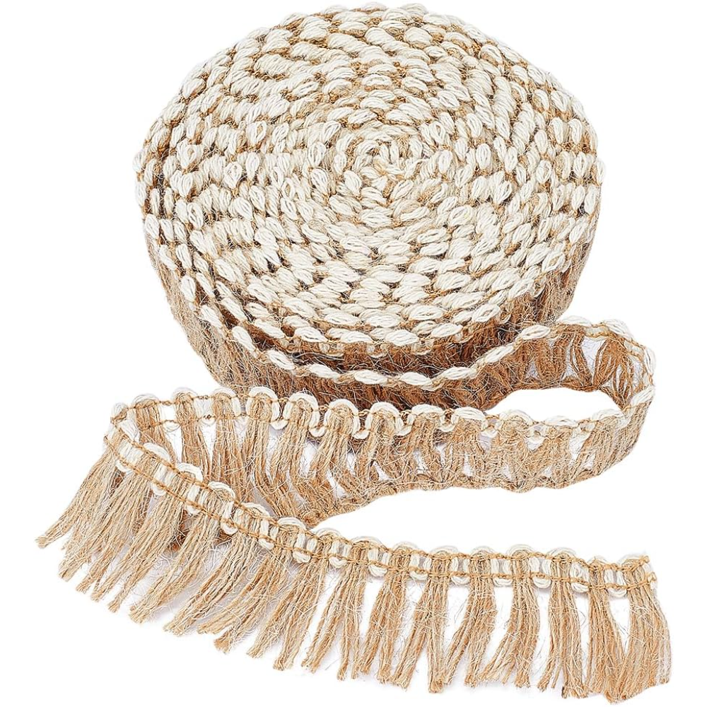 5 Meters Burlap Fringe Tassel  - Tassel Fringe Trim review and price