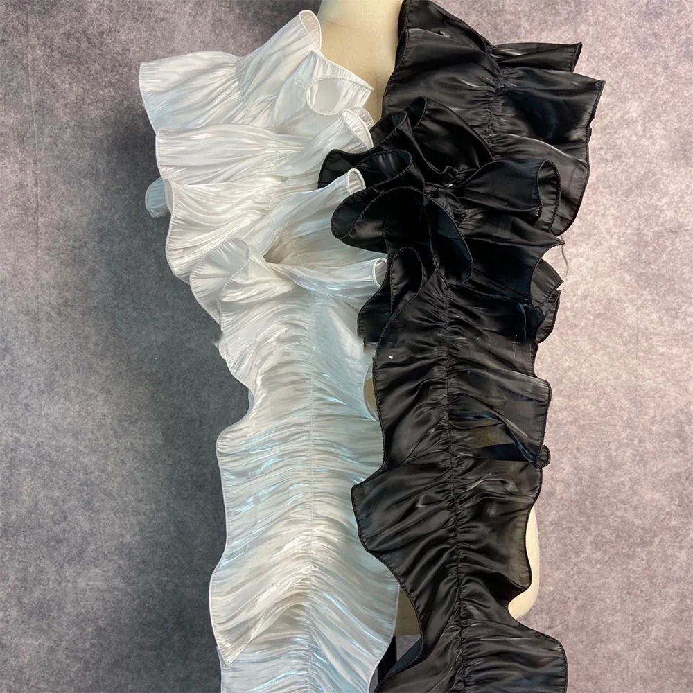 1Yard Ruffle Shiny Satin Pleat - Lace Ribbon Trim review and price