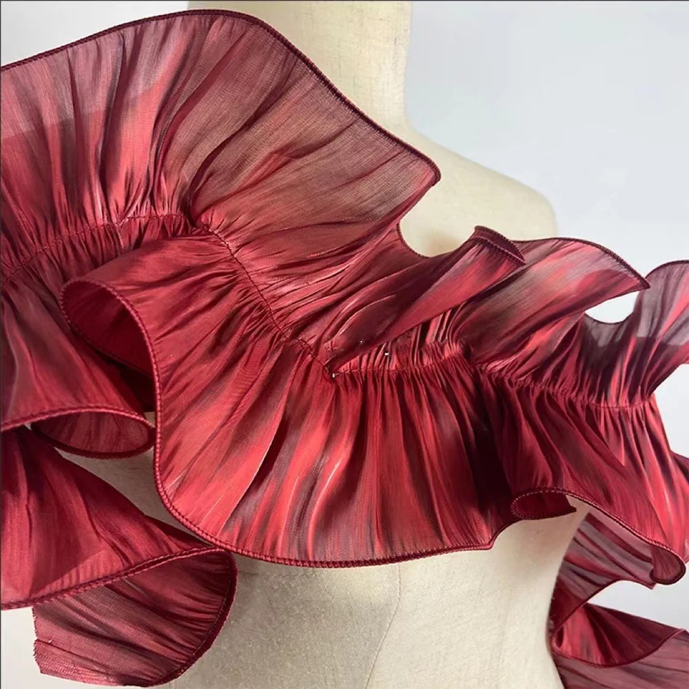 1Yard Ruffle Shiny Satin Pleat - Lace Ribbon Trim review and price