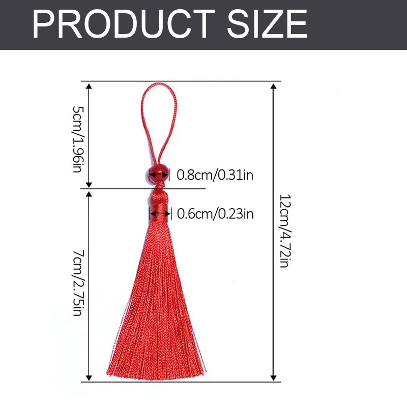 10/5Pcs Polyester Silk Tassel  - Beaded Trim Fringe review and price