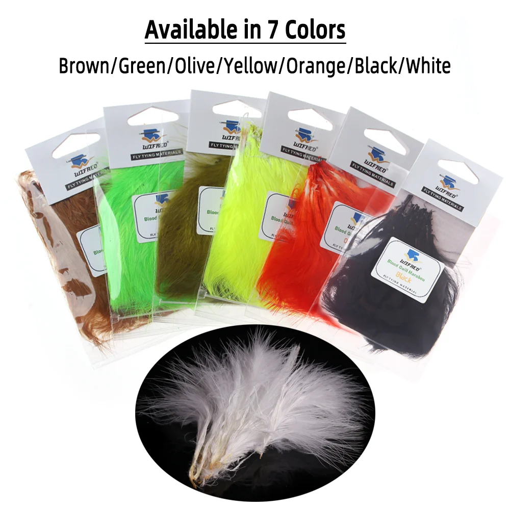 Wifreo 2packs Blood Quill Mara - Feather Trim Marabou review and price