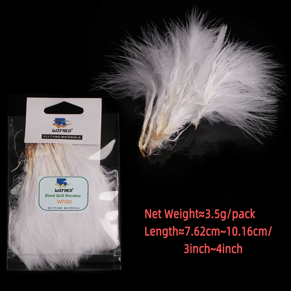 Wifreo 2packs Blood Quill Mara - Feather Trim Marabou review and price