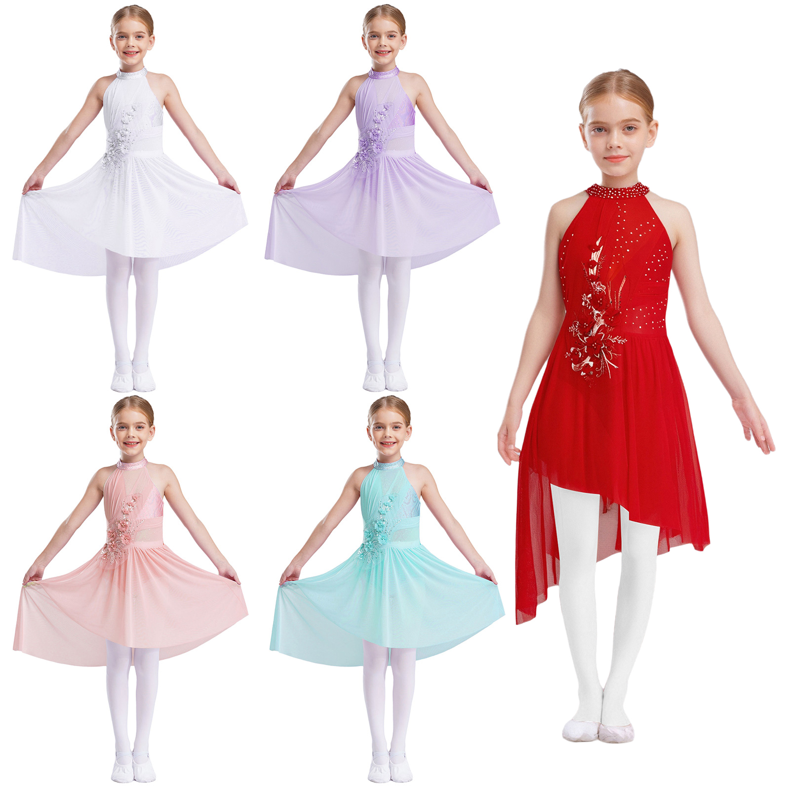 Kids Girls Modern Lyrical Danc - Rhinestone Banding Trim review and price