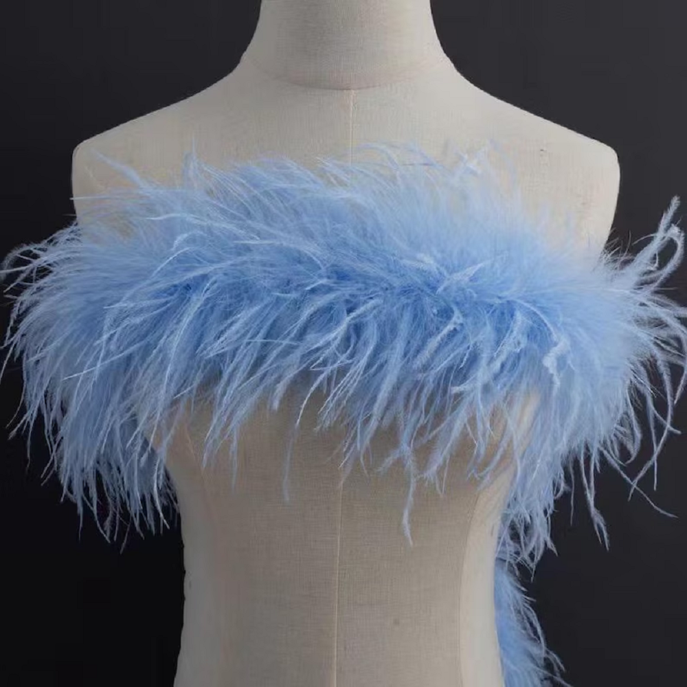 1Ply Ostrich feather boa 13-15 - Feather Trim Marabou review and price
