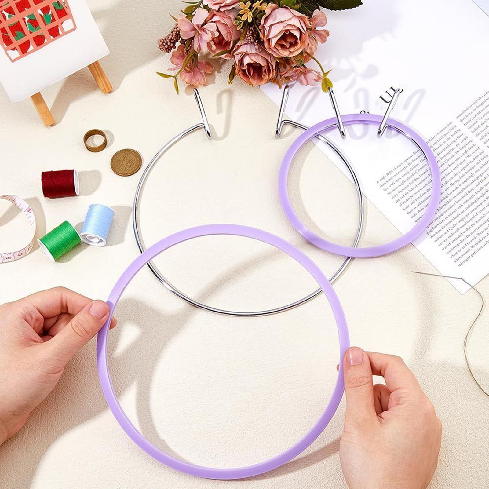 Hoop For Cross Stitching Metal - Embroidery Craft review and price