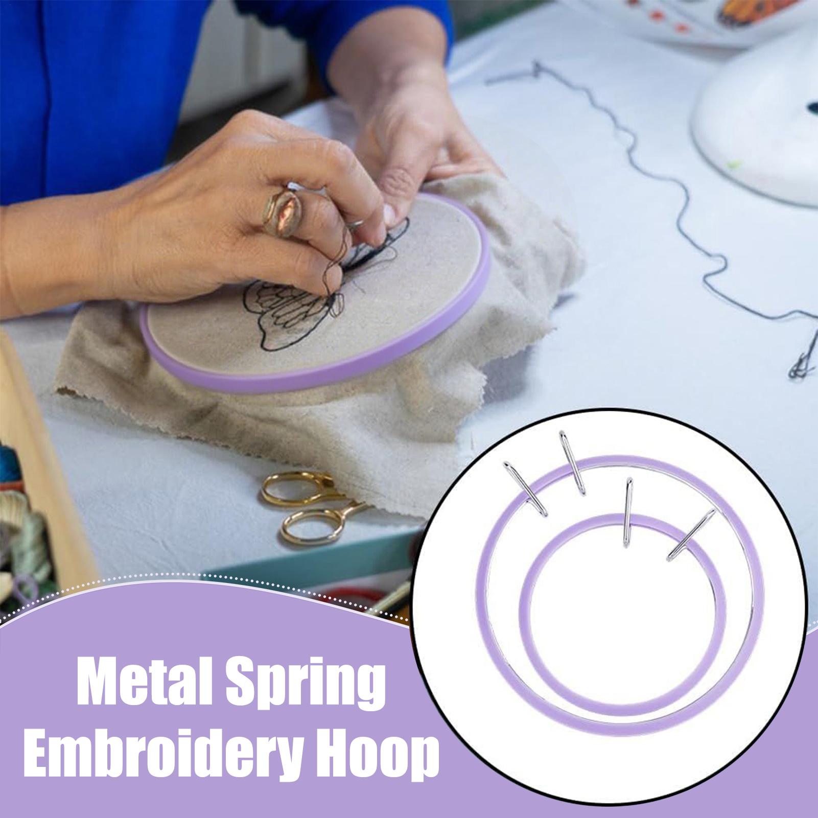 Hoop For Cross Stitching Metal - Embroidery Craft review and price