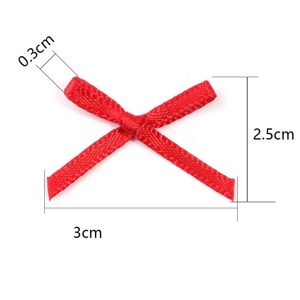50Pcs 2.5x3cm Ribbons Mini Sat - Embellishments For Scrapbooking review and price