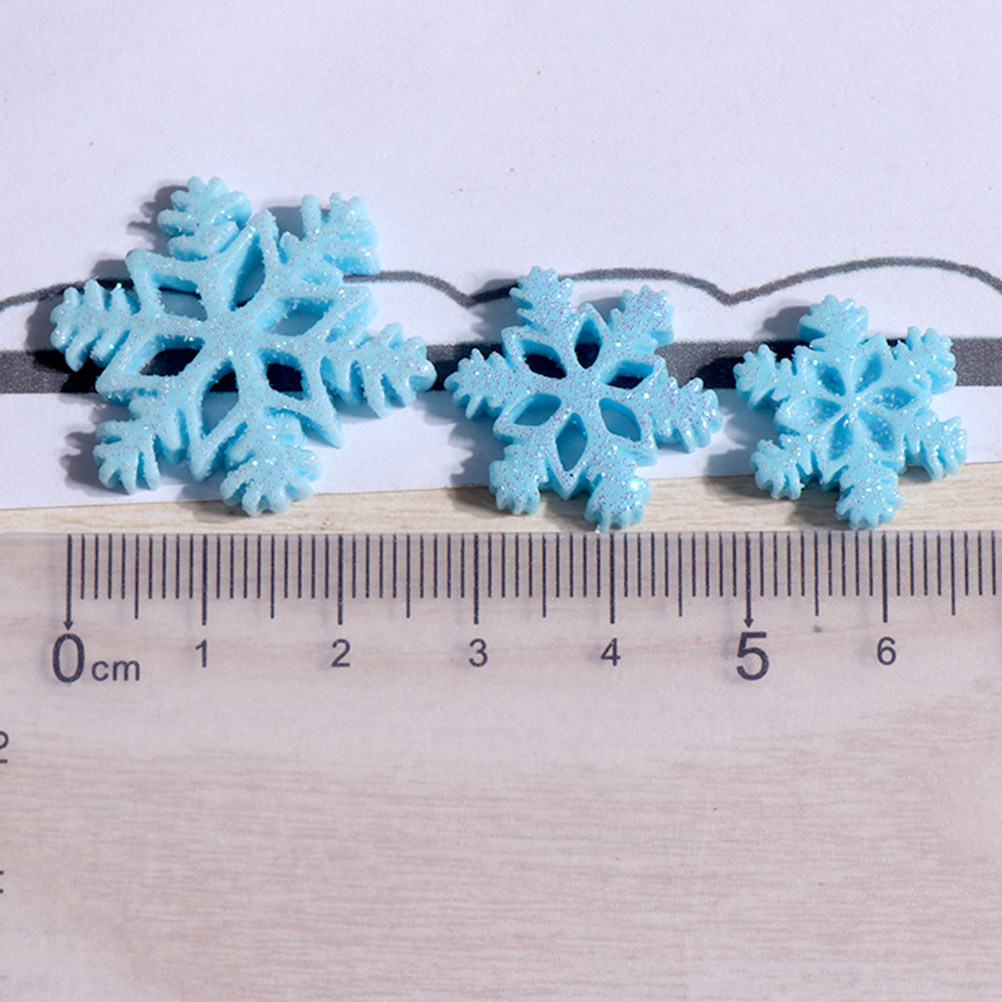 50Pcs Mini Resin Snowflake Orn - Christmas Craft Embellishment review and price