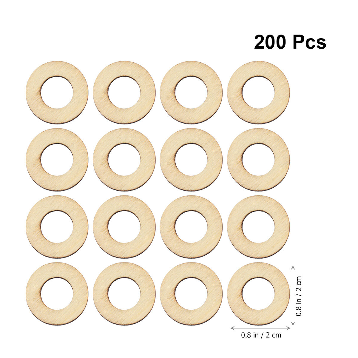 200Pcs Wood Chip Embellishment - Christmas Craft Embellishment review and price