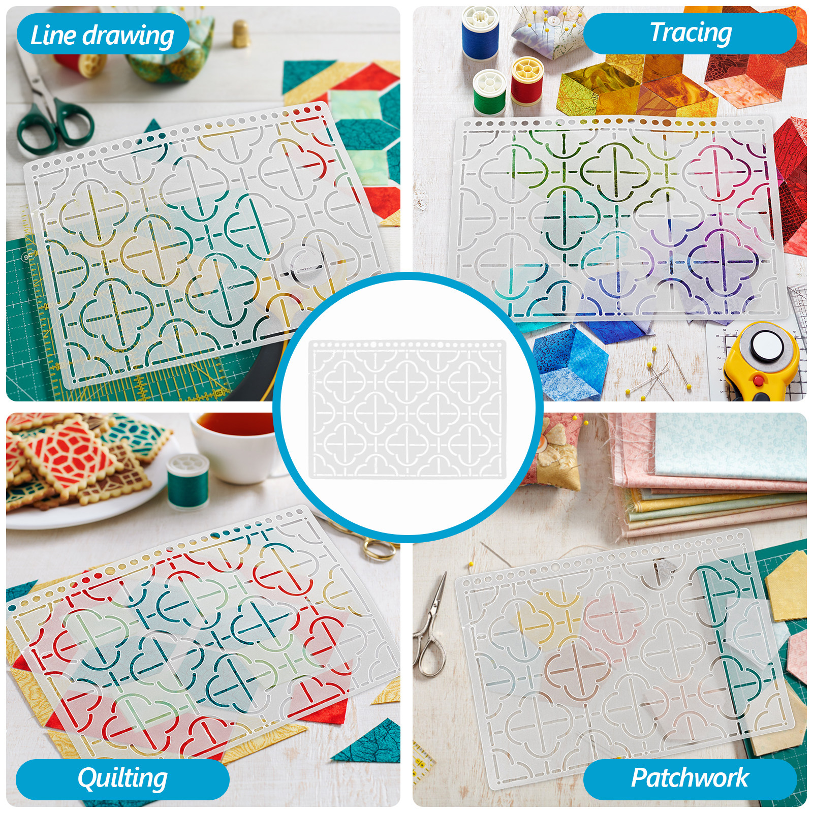 Patchwork Quilting Template PP - Embroidery Craft review and price