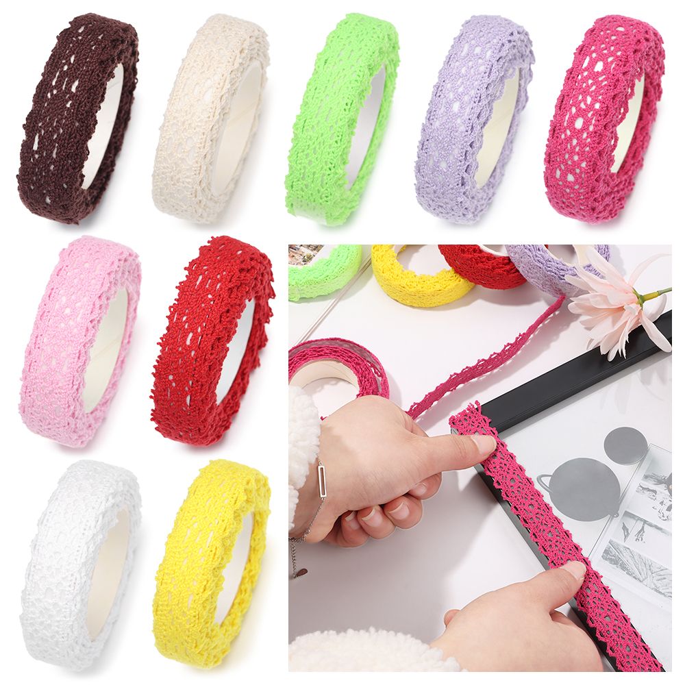 2Yards/pc Lace Tapes Sticker S - Lace Ribbon Trim review and price