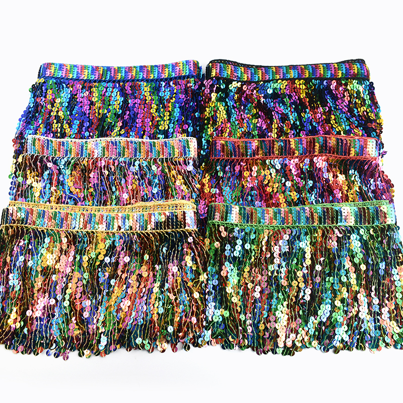 5/10Yards Sequin Fringe Tassel - Beaded Trim Fringe review and price