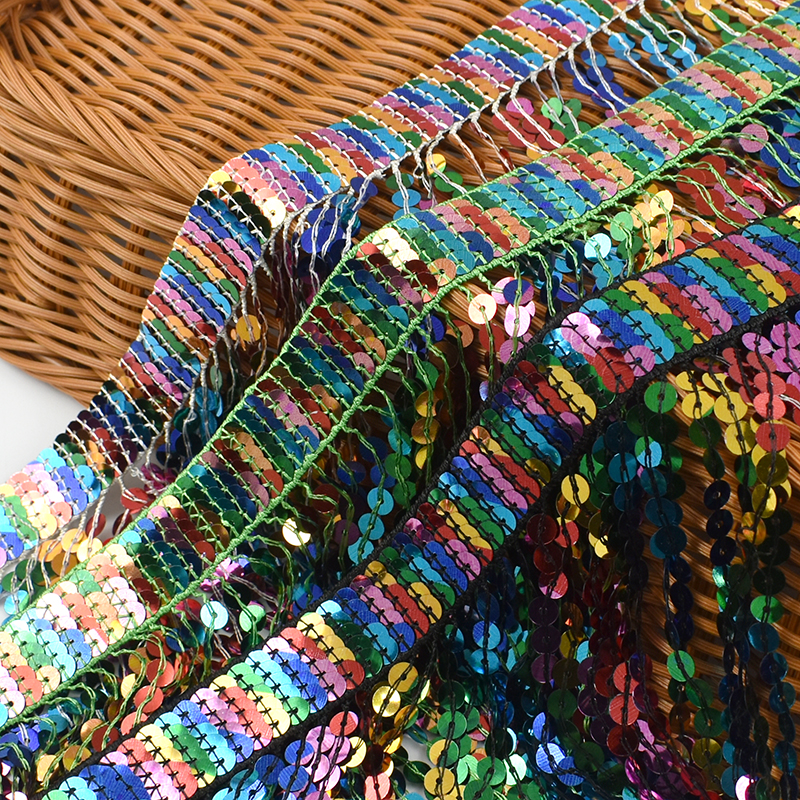 5/10Yards Sequin Fringe Tassel - Beaded Trim Fringe review and price