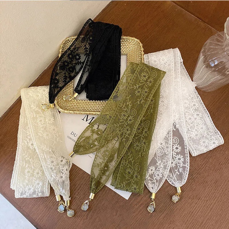 Women Hair Ribbon French Penda - Elastic Lace Trim review and price