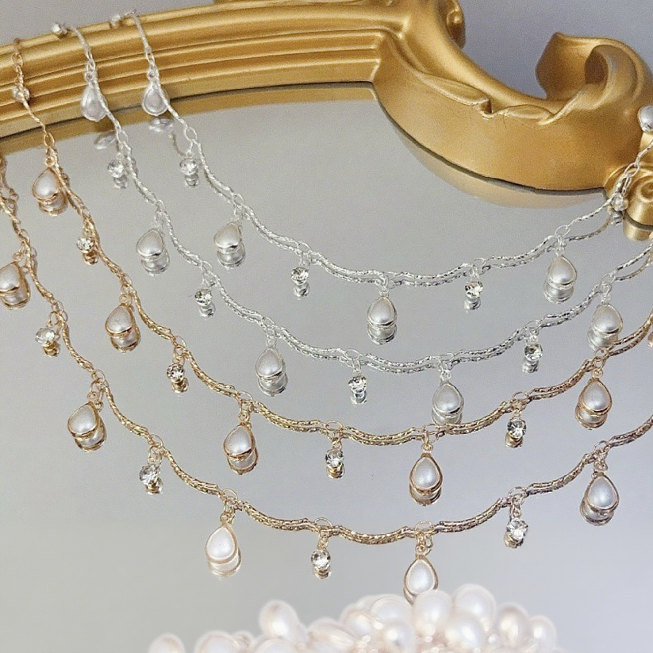 0.5/1/2M Exquisite Curved Stic - Pearl Trim Chain review and price