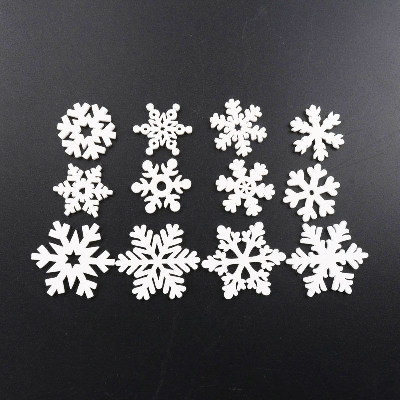 20Pcs Wooden Christmas Snowfla - Embellishments For Scrapbooking review and price