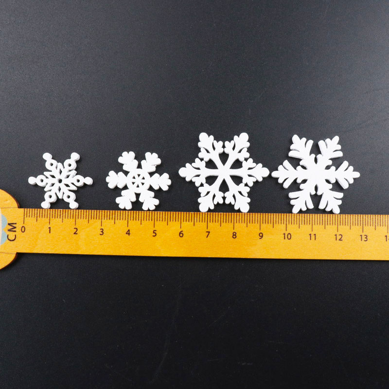 20Pcs Wooden Christmas Snowfla - Embellishments For Scrapbooking review and price