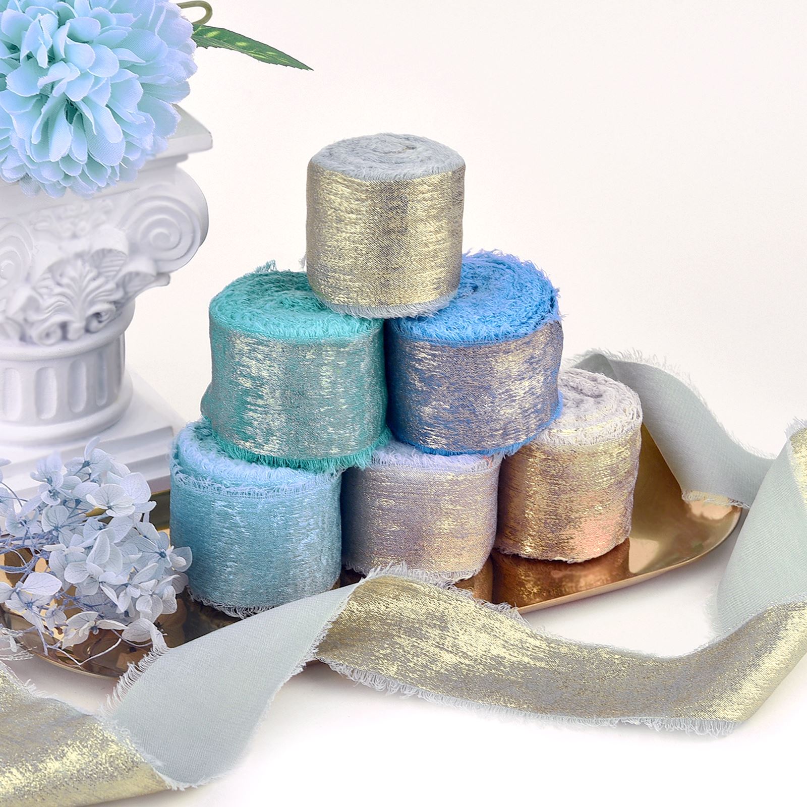 5Yards/Roll Hand Torn Rough Ed - Velvet Ribbon Roll review and price
