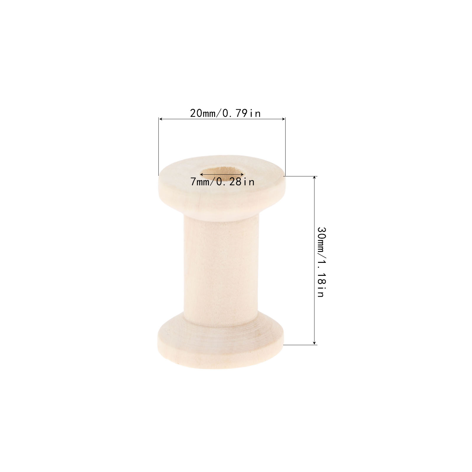 10Pcs Sewing Wooden Bobbins Sp - Organza Ribbon Spool review and price