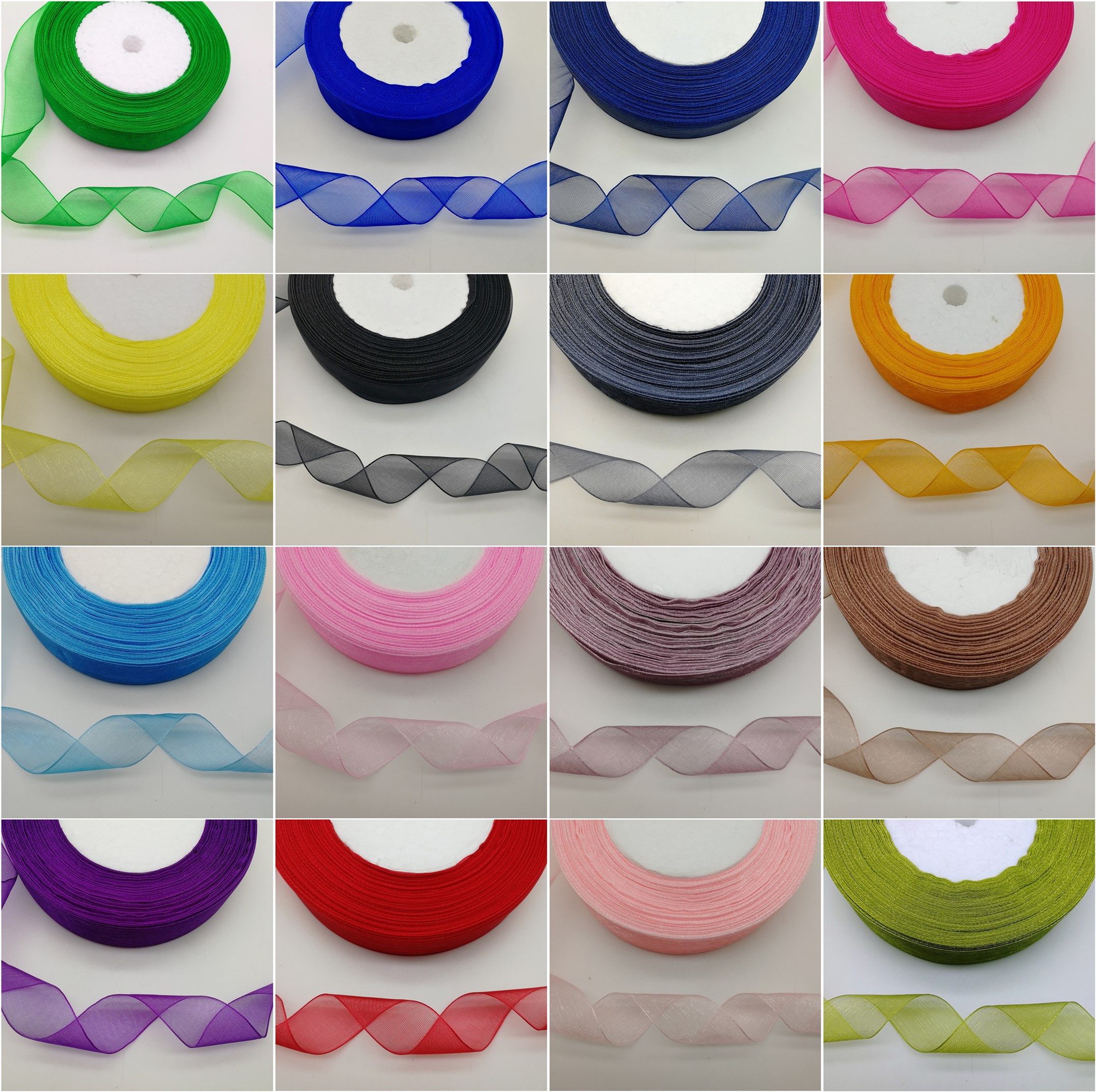 50 Yards 10/20/25mm Width Spoo - Organza Ribbon Spool review and price