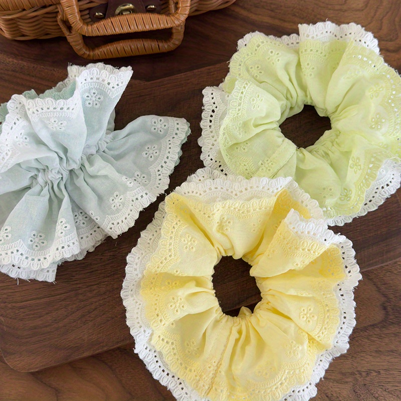 Korean-Style Elegant Mint Gree - Elastic Lace Trim review and price
