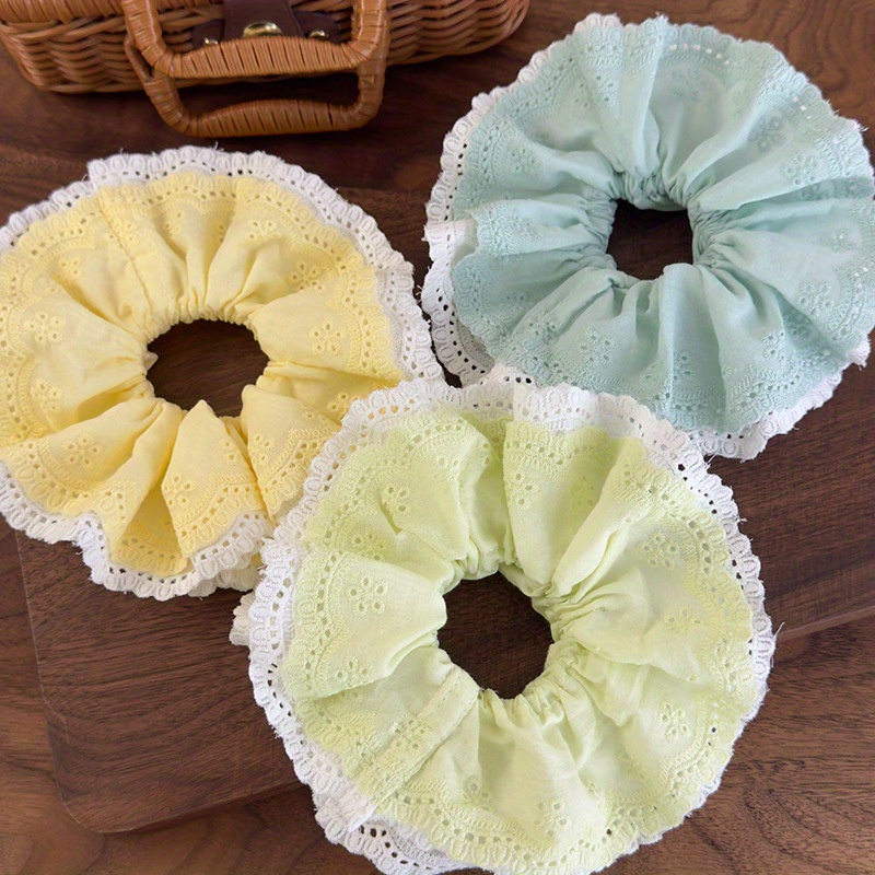Korean-Style Elegant Mint Gree - Elastic Lace Trim review and price