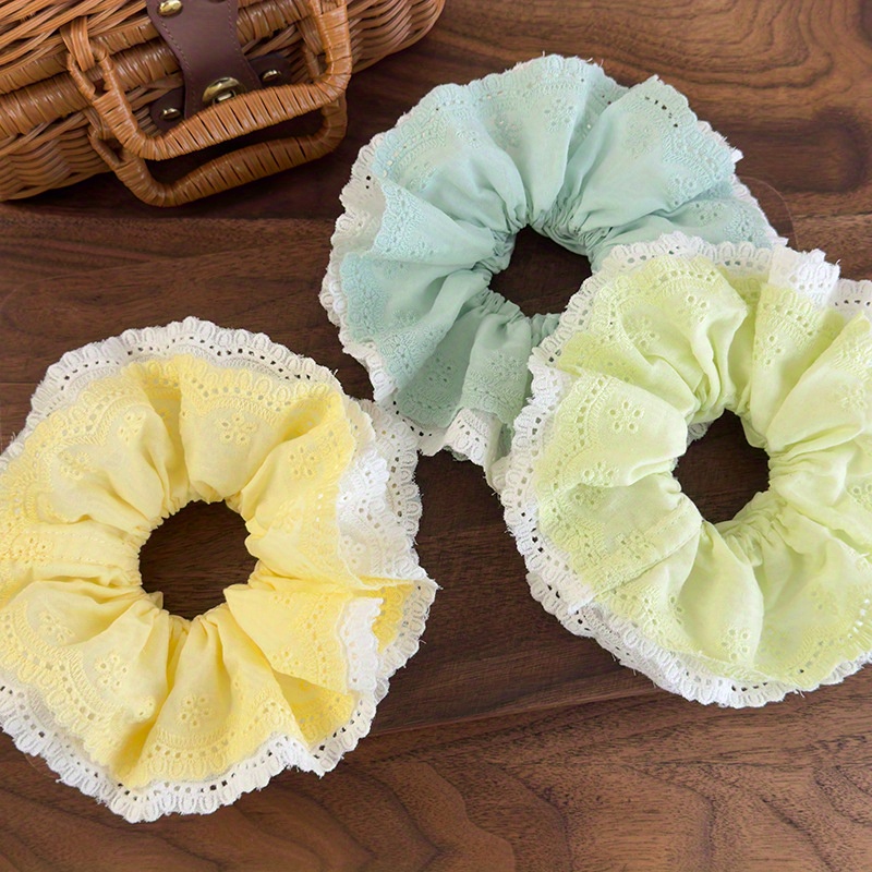 Korean-Style Elegant Mint Gree - Elastic Lace Trim review and price