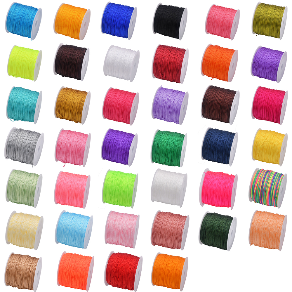 50Yds 0.8mm Crafts Nylon Cord  - Beaded Trim Fringe review and price