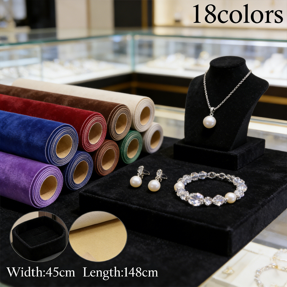 1 roll 45 x 148cm Self-adhesiv - Velvet Ribbon Roll review and price