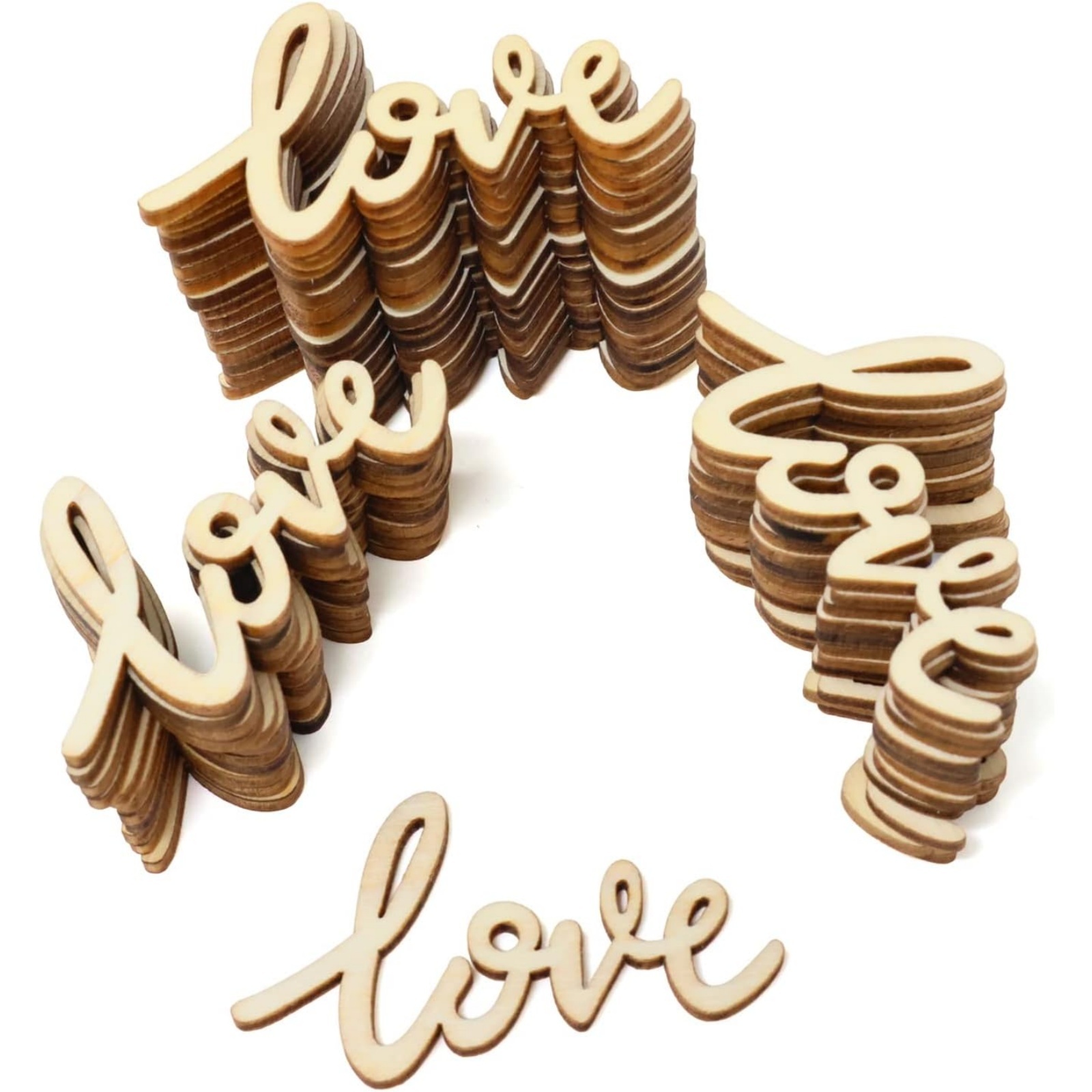 18/36 Pcs Little Love Wood Cra - Christmas Craft Embellishment review and price