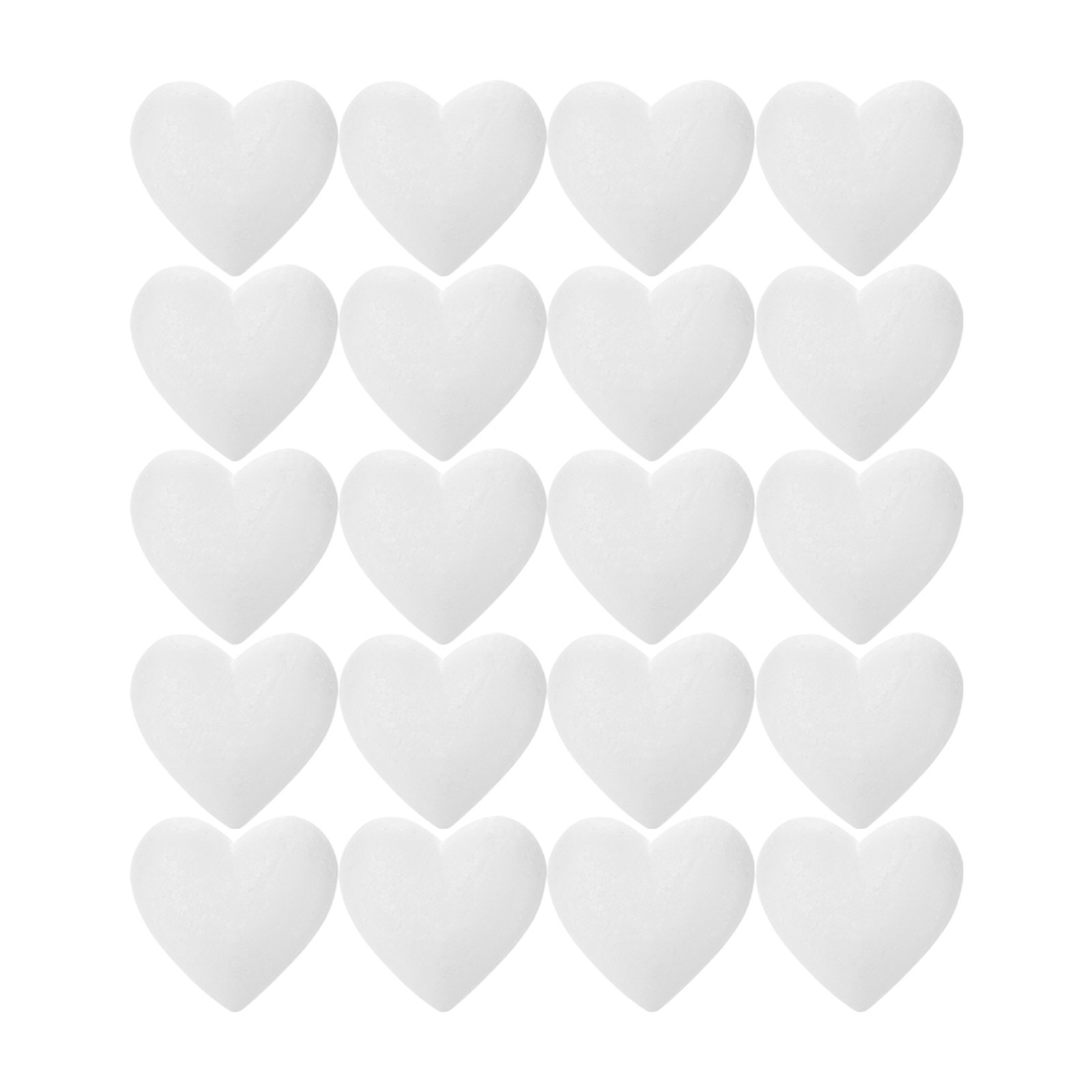 20Pcs Smooth Foam Heart Balls  - Craft Embellishments review and price