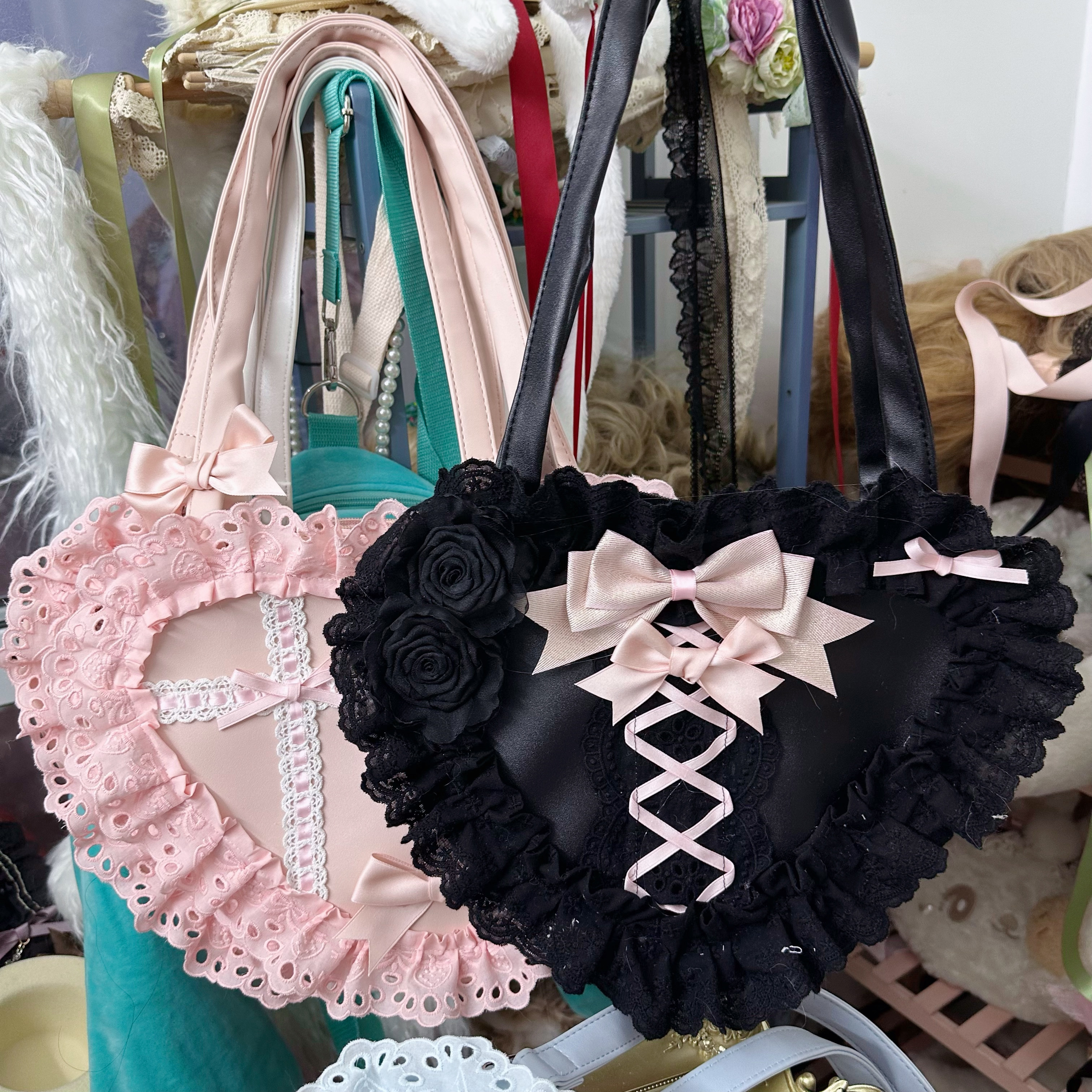 Japanese Daily Out Dating Loli - Lace Ribbon Trim review and price