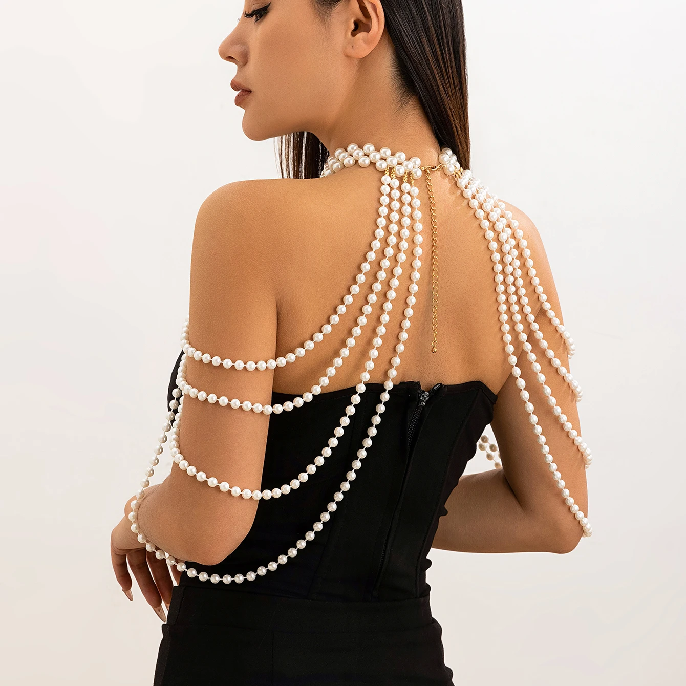 Bridal Tassel Imitation Pearl  - Pearl Trim Chain review and price
