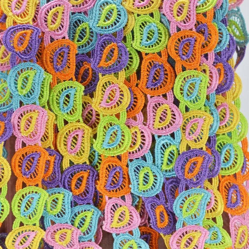 R1WE 15 Yards 2.5cm Colorful H - Lace Ribbon Trim review and price