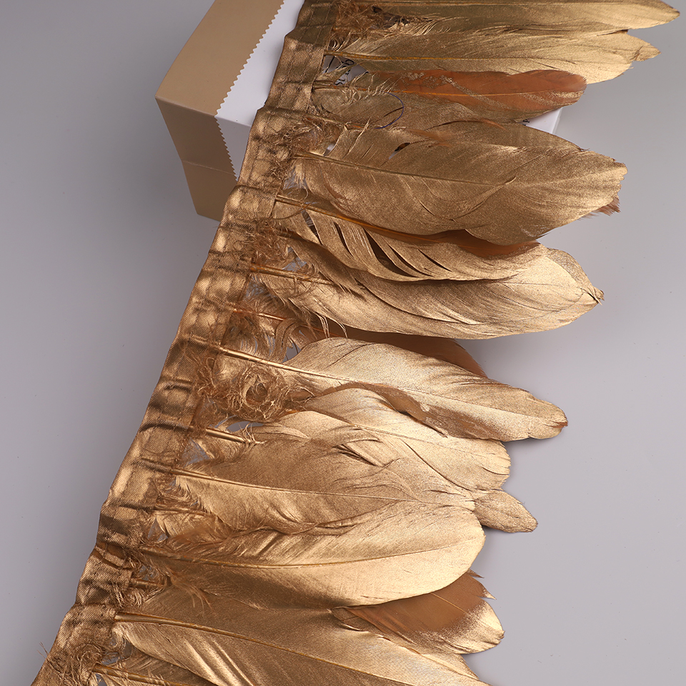 10Meters Goose Feathers on Tap - Feather Trim Marabou review and price