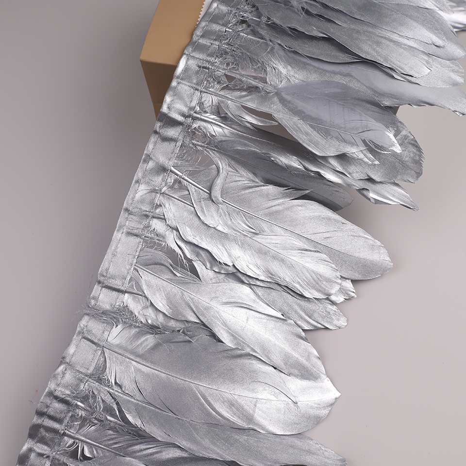 10Meters Goose Feathers on Tap - Feather Trim Marabou review and price