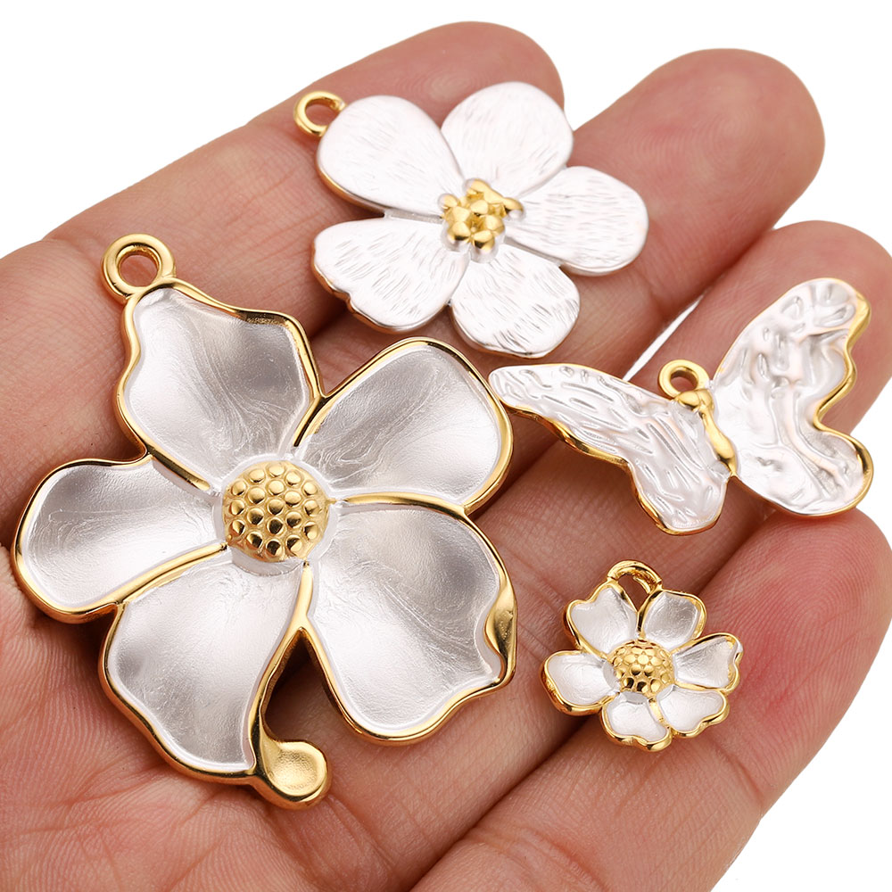 4PCS Stainless Steel White Cha - Embellishment Crafts review and price
