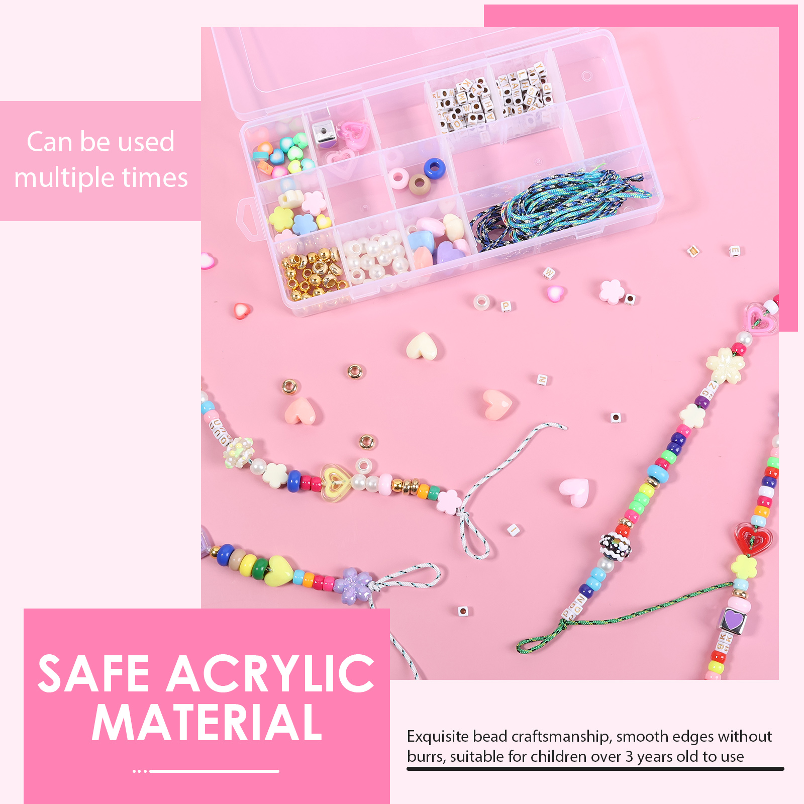 421PCS Beaded Keychain Making  - Embellishment Crafts review and price