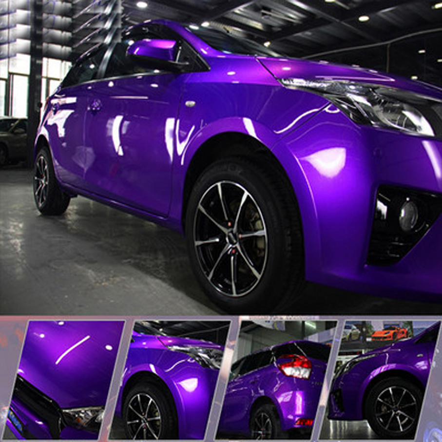 Premium Gloss Metal Candy Purp - Glitter Vinyl Roll review and price