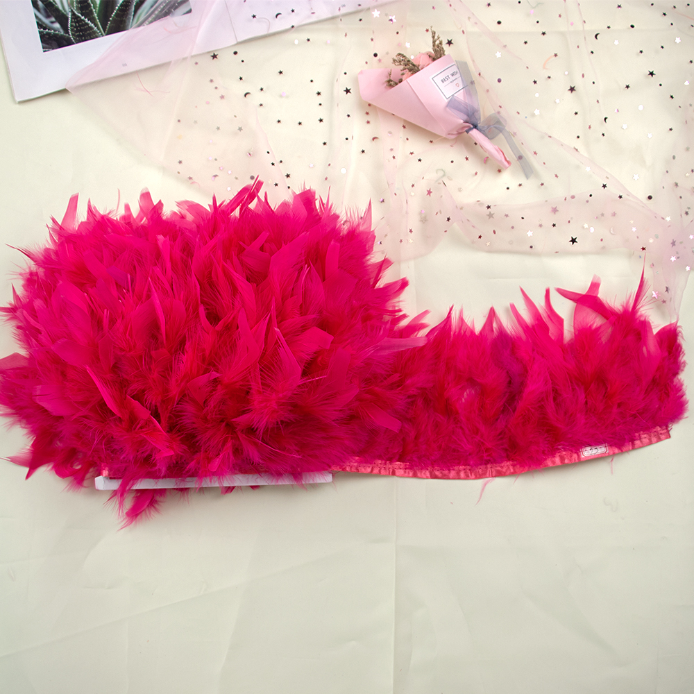 1M Natural Turkey Feathers Tri - Feather Trim Marabou review and price