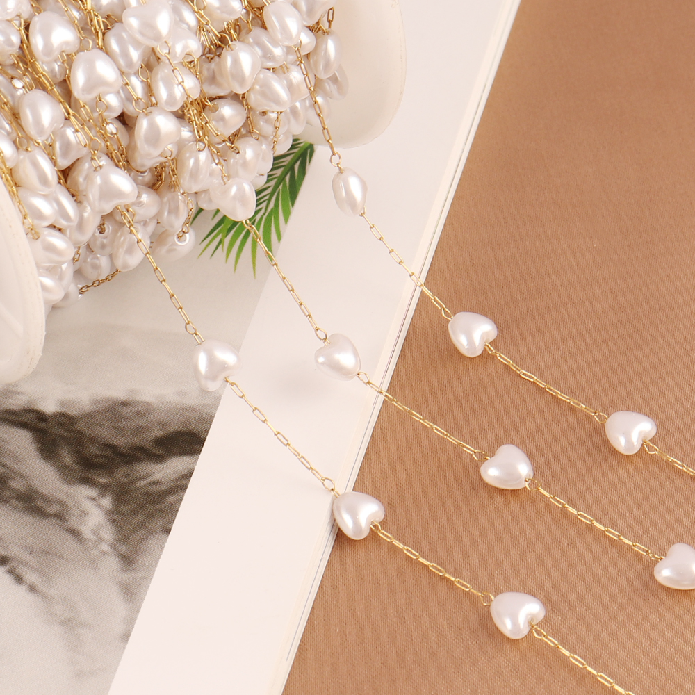 1Meters Stainless Steel Chain  - Pearl Trim Chain review and price
