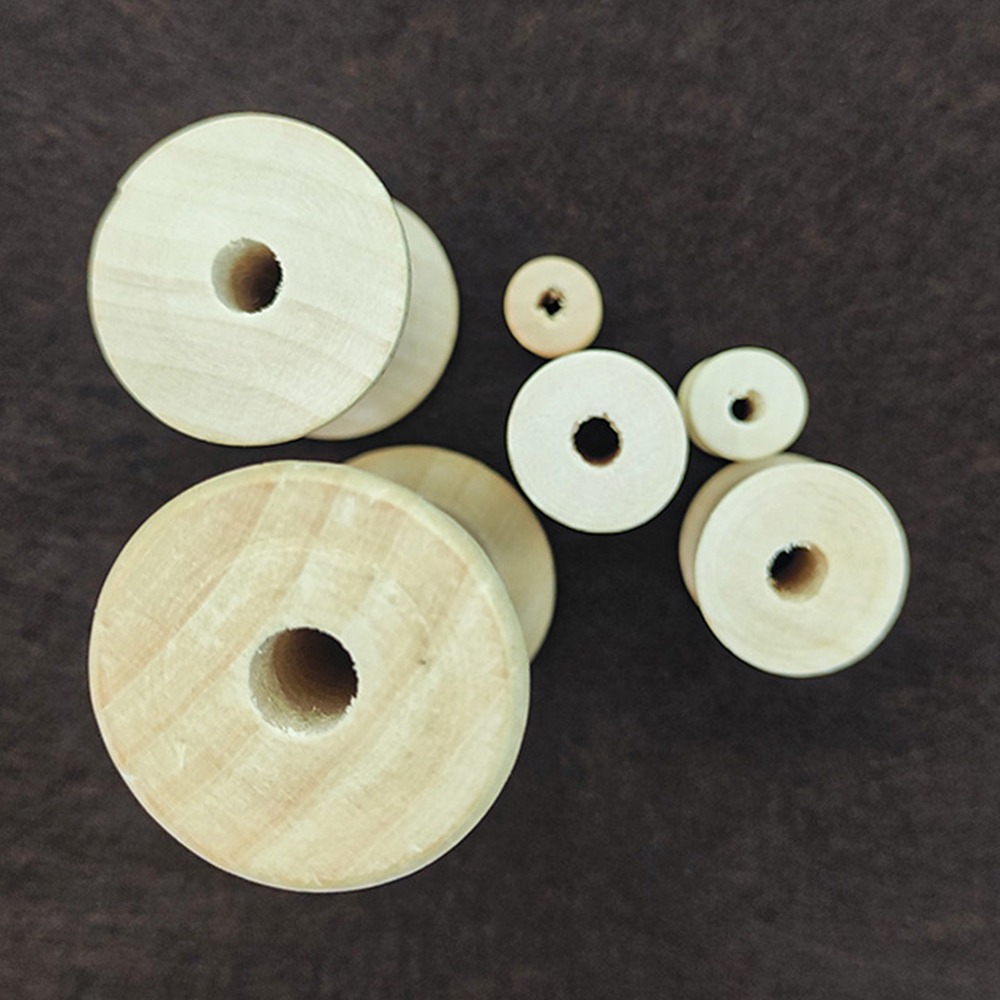 5/10PCS Wooden Bobbins Spools  - Organza Ribbon Spool review and price