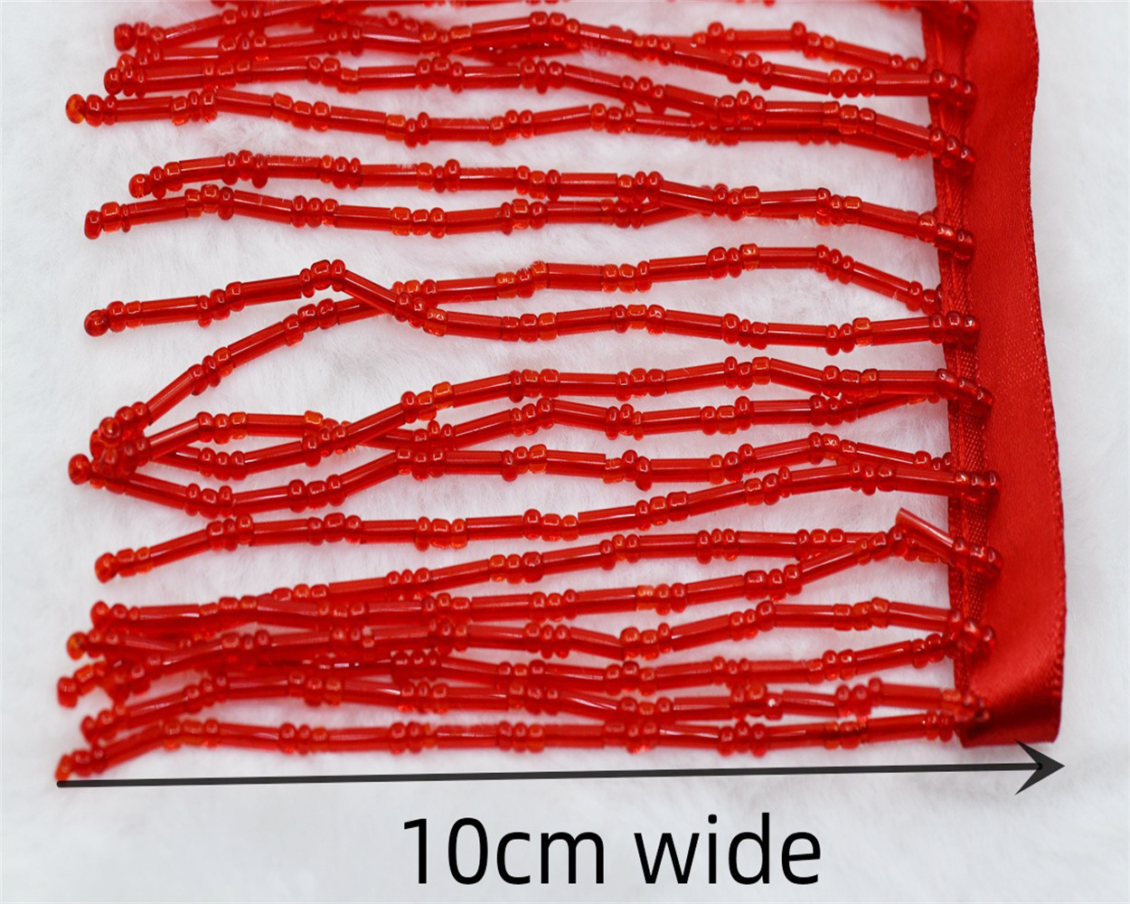 1yard 10cm wide glass Beaded F - Beaded Trim Fringe review and price