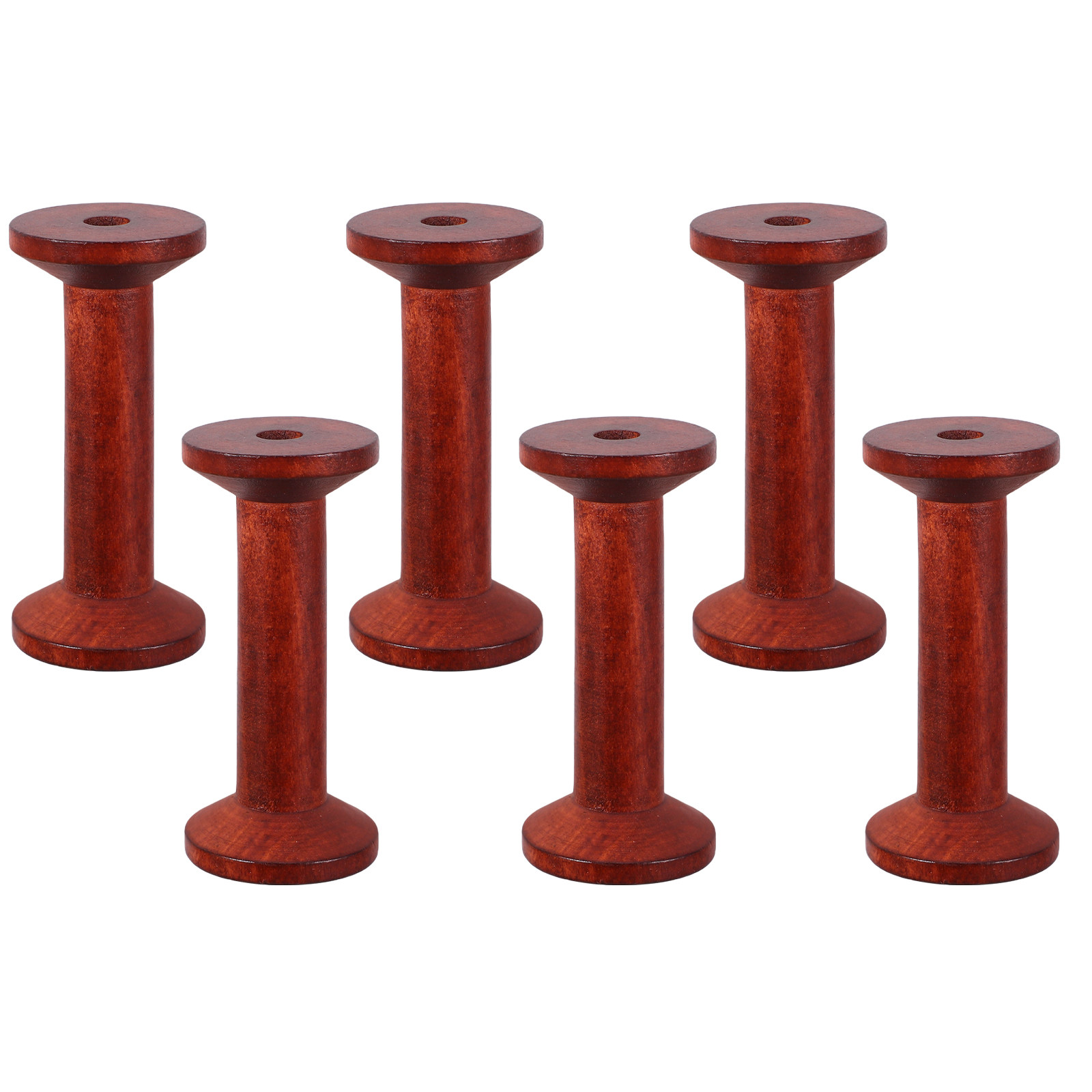 6Pcs Wooden Empty Spools for C - Embroidery Craft review and price