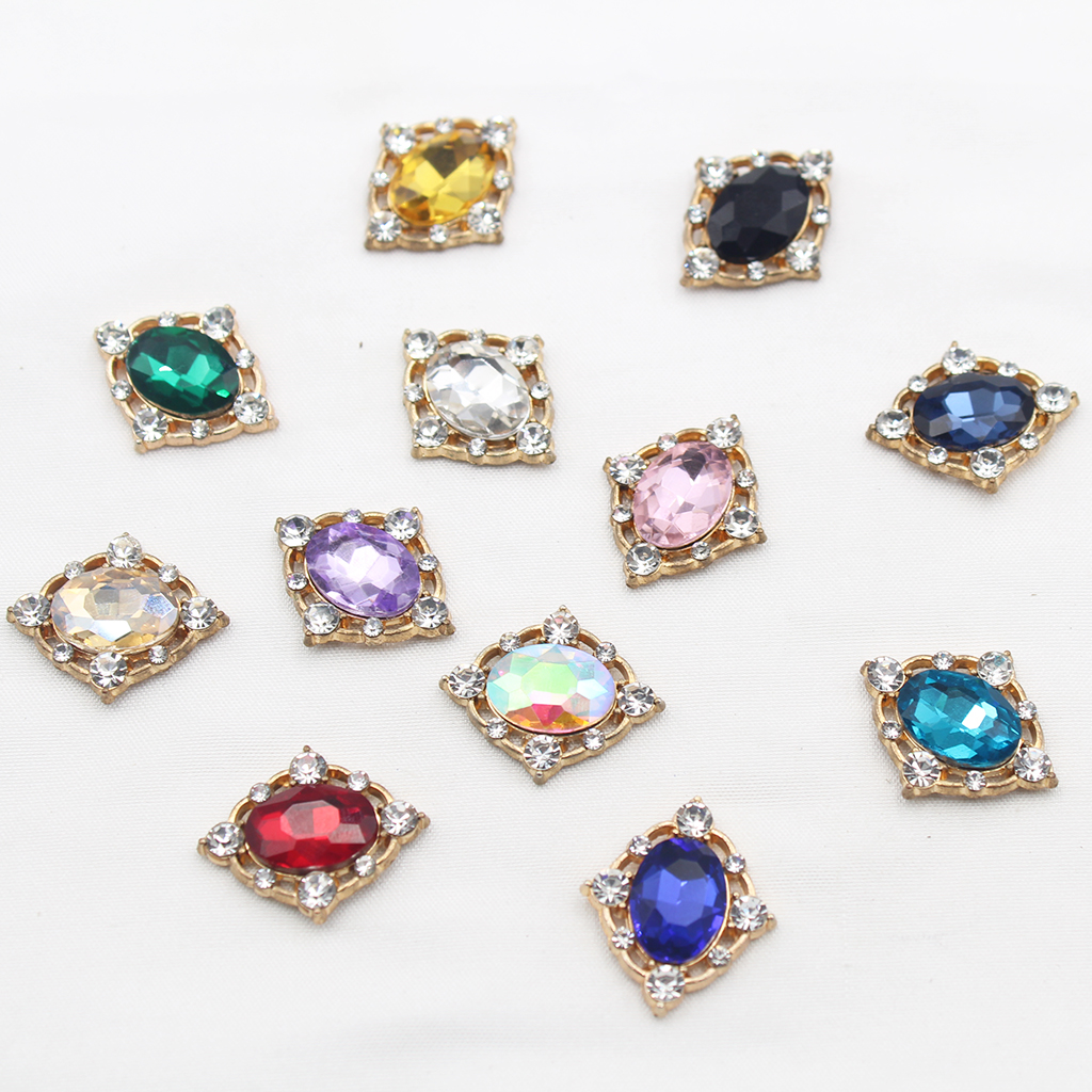 10Pcs Vintage Crystal Sew on C - Craft Embellishments review and price